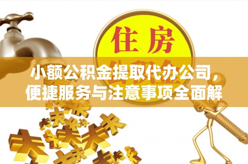 环县小额公积金提取代办公司，便捷服务与注意事项全面解析