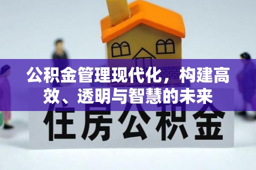 环县公积金管理现代化，构建高效、透明与智慧的未来