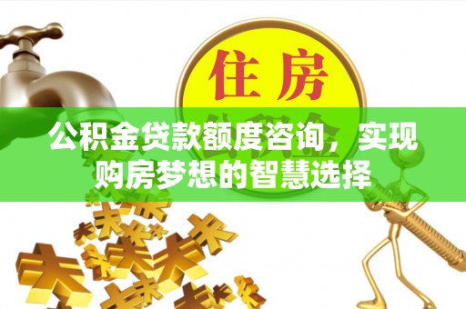 环县公积金贷款额度咨询，实现购房梦想的智慧选择