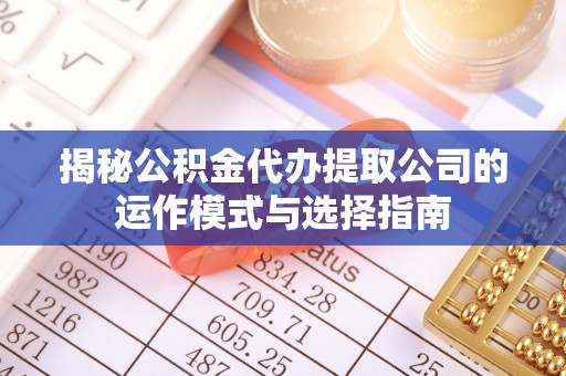 环县揭秘公积金代办提取公司的运作模式与选择指南