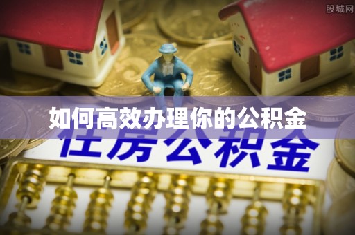 环县如何高效办理你的公积金