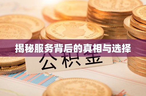 环县揭秘服务背后的真相与选择