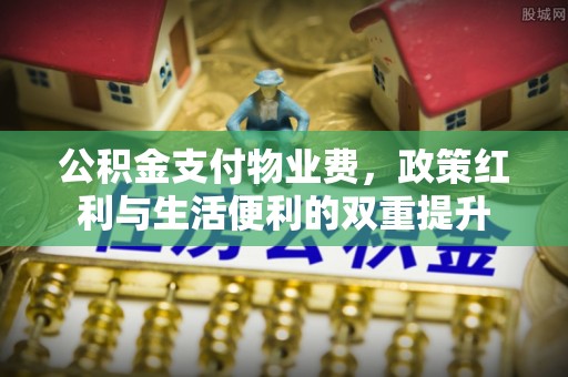 环县公积金支付物业费，政策红利与生活便利的双重提升