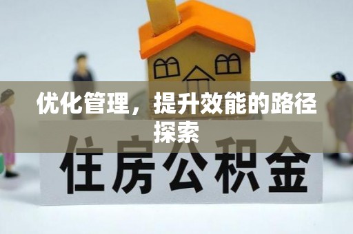 环县优化管理，提升效能的路径探索