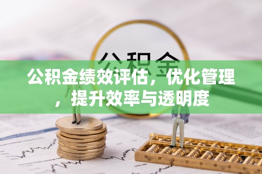 环县公积金绩效评估，优化管理，提升效率与透明度