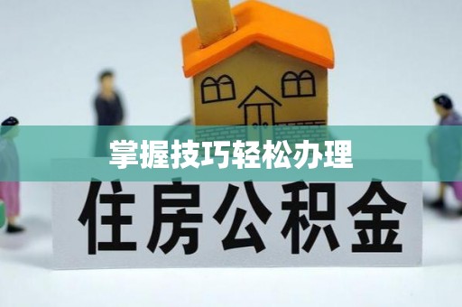 环县掌握技巧轻松办理