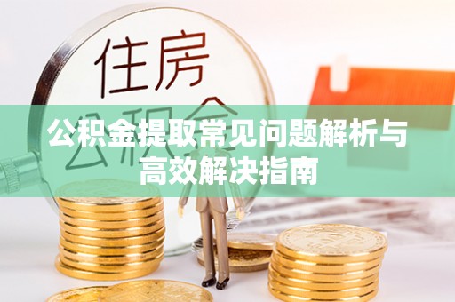 环县公积金提取常见问题解析与高效解决指南