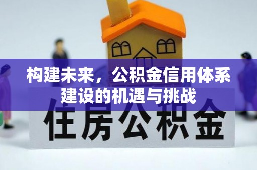 环县构建未来，公积金信用体系建设的机遇与挑战