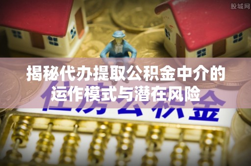 环县揭秘代办提取公积金中介的运作模式与潜在风险