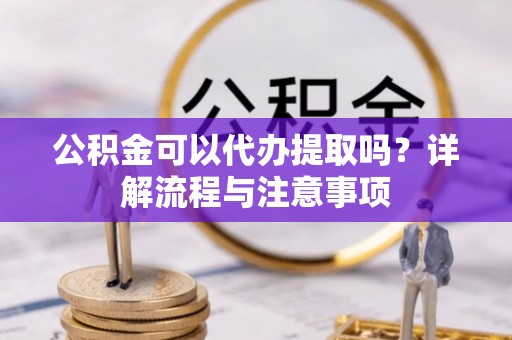 环县公积金可以代办提取吗？详解流程与注意事项