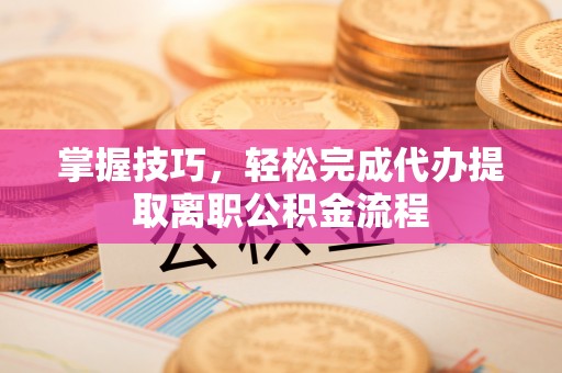 环县掌握技巧，轻松完成代办提取离职公积金流程