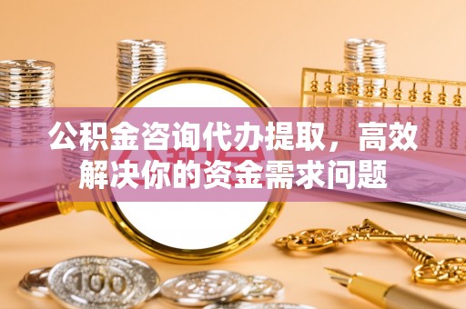 环县公积金咨询代办提取，高效解决你的资金需求问题