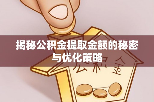 环县揭秘公积金提取金额的秘密与优化策略