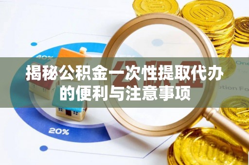 环县揭秘公积金一次性提取代办的便利与注意事项