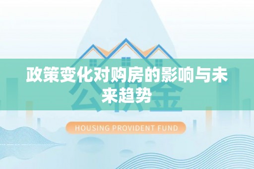 环县政策变化对购房的影响与未来趋势