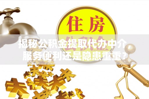 环县揭秘公积金提取代办中介，服务便利还是隐患重重？
