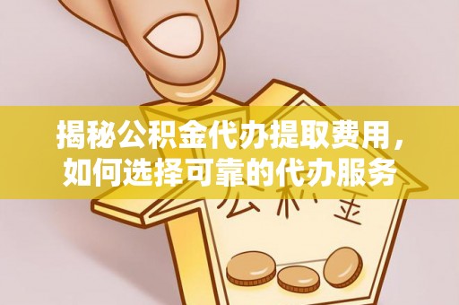 环县揭秘公积金代办提取费用，如何选择可靠的代办服务