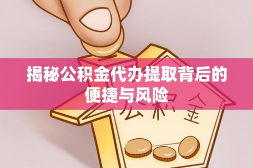 环县揭秘公积金代办提取背后的便捷与风险