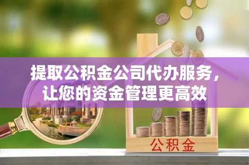 环县提取公积金公司代办服务，让您的资金管理更高效