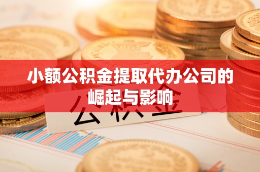 环县小额公积金提取代办公司的崛起与影响